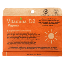 dul D2 Vitamina D2 Vegana Sobre @