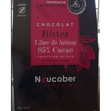 Neu Monedas 833 Bitter 85% cacao sin azucar kilo @